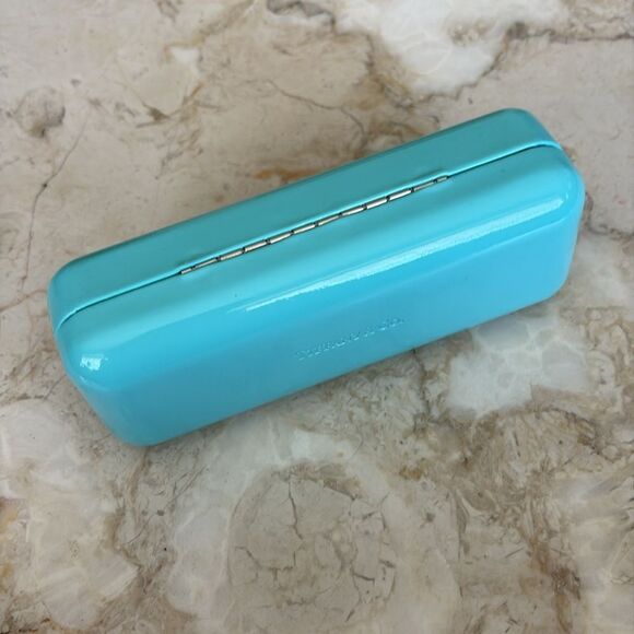 Tiffany & Co. Blue Hardshell Glasses Case Authentic - Picture 3 of 7
